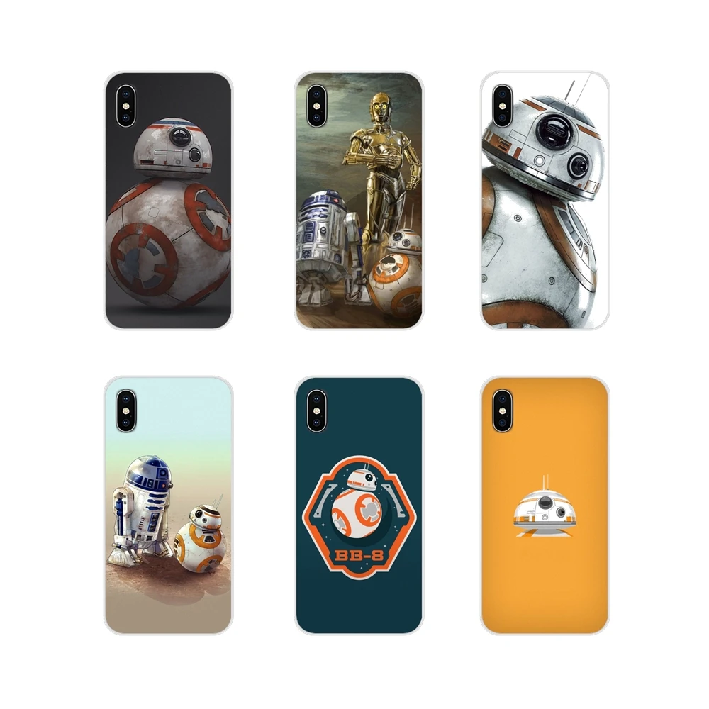 

For Huawei Mate Honor 4C 5C 5X 6X 7 7A 7C 8 9 10 8C 8X 20 Lite Pro Star wars R2D2 Accessories Phone Cases Covers