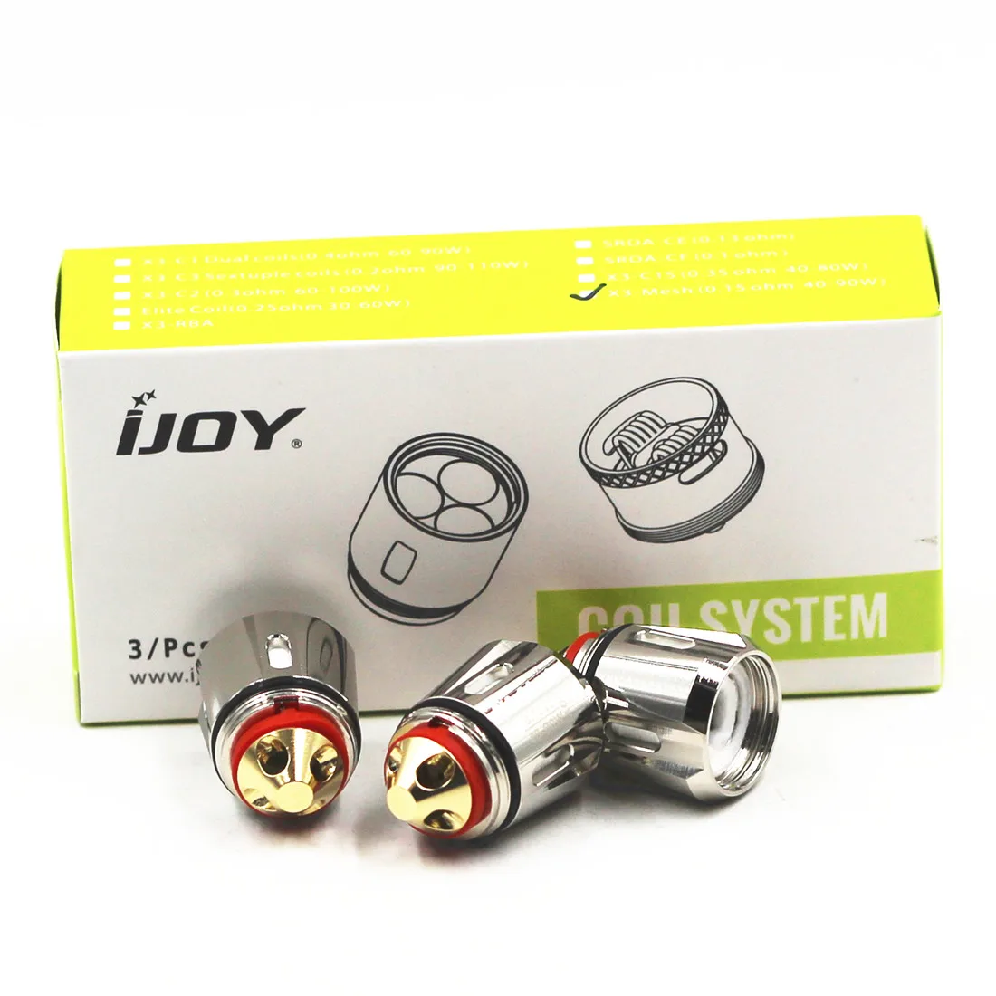 Оригинальная сменная катушка IJOY Captain Avenger X3-Mesh головки 0 15 Ом 3 шт./упак. |