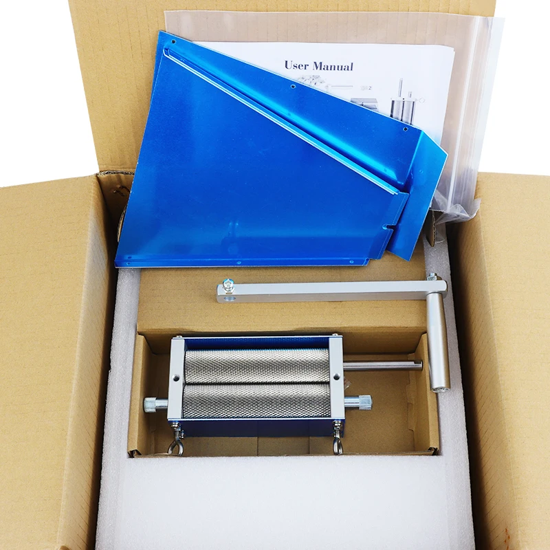 麦芽粉砕機 モルトミル 麦芽モルトクラッシャー ホッパー容量3.5Kg 小型モルト粉砕機