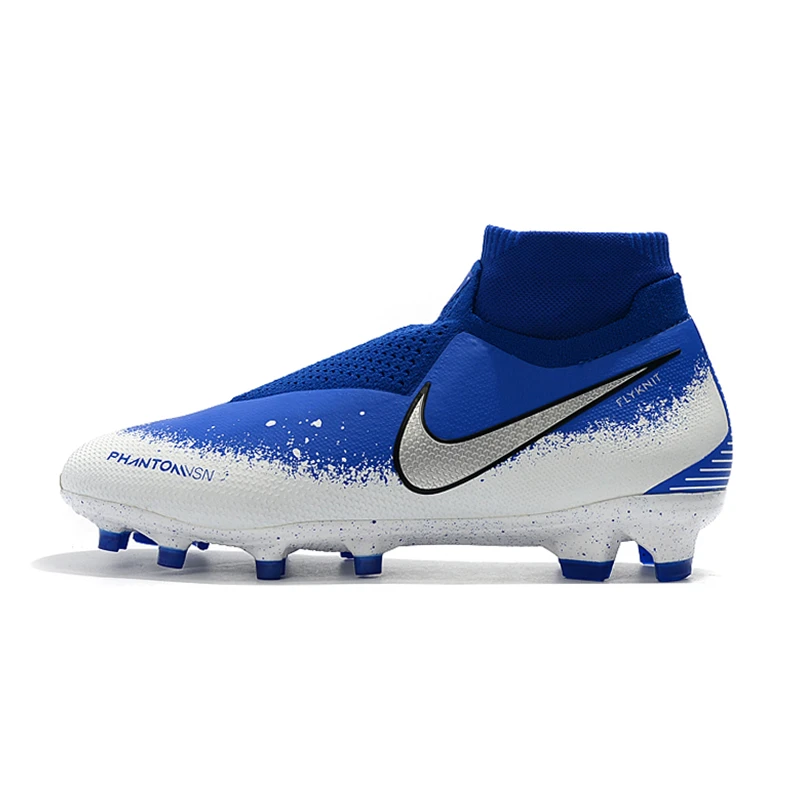 Nike Phantom VSN тени Elite DF FG Футбол бутсы кроссовки Для мужчин футбольные бутсы с волнообразным краем; Zapatos De Futbol Hombre Nike Бутсы; большие размеры 39-45