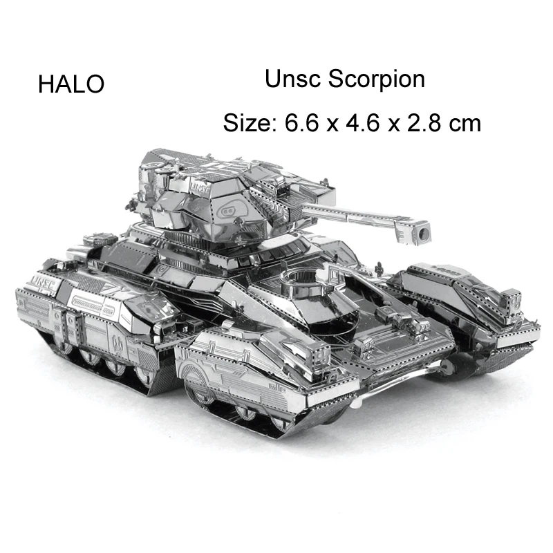 HALO 3D металлические головоломки СБ модель наборы DIY лазерная резка собрать игрушки украшения рабочего для детей