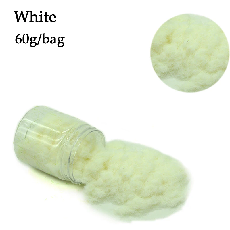 Static Grass Powder Turf Flocking Nylon Toy Model Scene Making 60g six-color / monochrome diorama sand table simulation plant 10