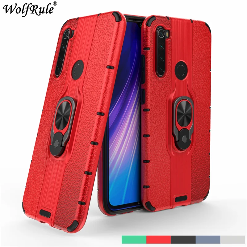 Чехол для Xiaomi Redmi Note 8 чехол с магнитным кольцом телефона противоударный |