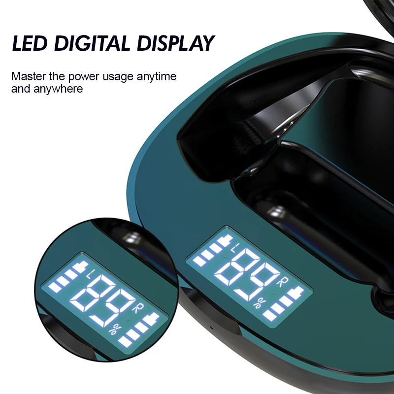 Jellico TWS Bluetooth наушники, наушники, беспроводные Bluetooth 5,0, стерео спортивные наушники, 3D стерео звук, наушники с микрофоном