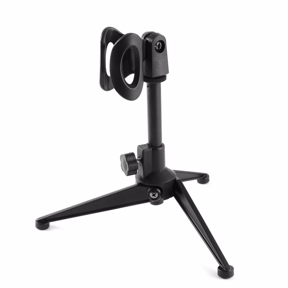 

Professional Desktop Microphone Stands Universal Adjustable Elevatable Microphone Holder Mic Tripod Stand Bracket