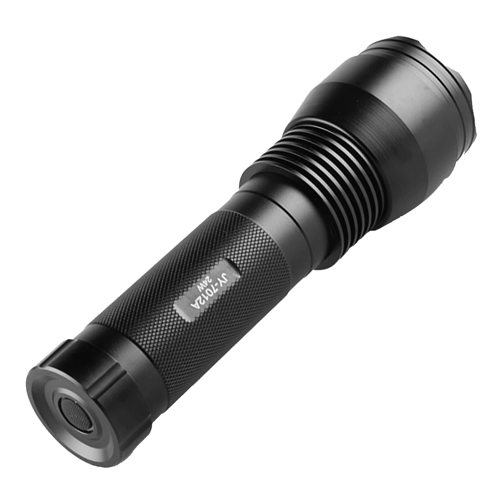 High power 24W Xenon flashlight outdoor camping adventure waterproof super bright torch portable rechargeable LED flashlight