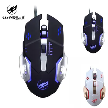 

20# Mouse Wired 7Color LED 3200 DPI 6Button Wired Macro Definition Programming Gaming Mouse Mice Mouse Recargable Magic Mouse