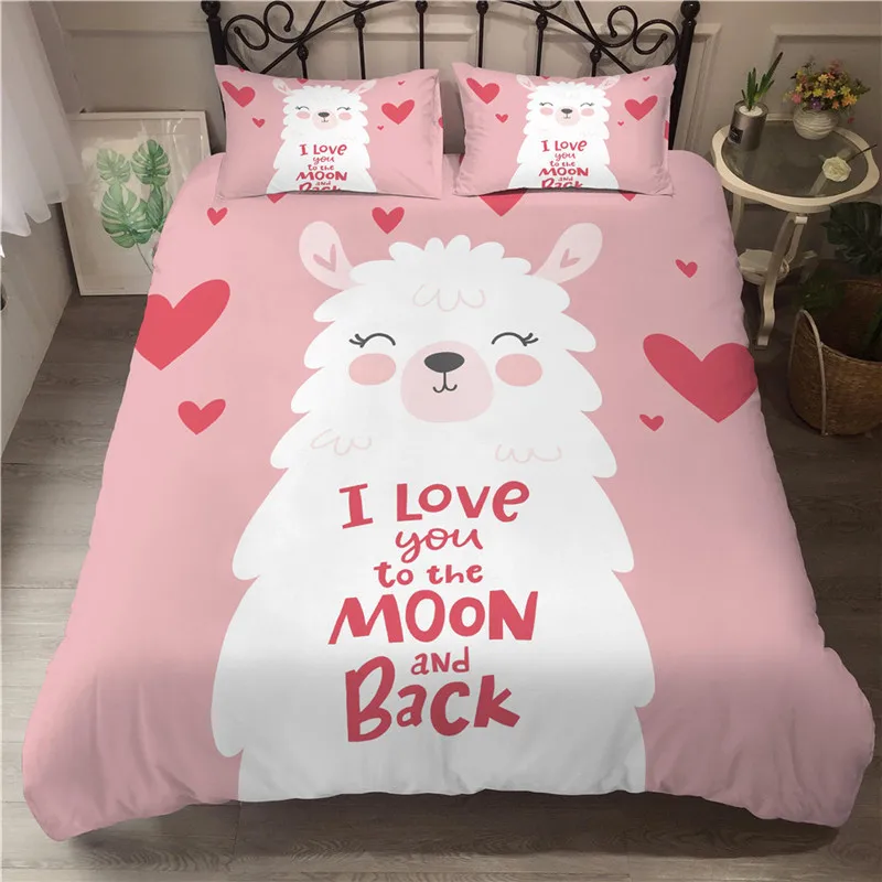 

Cartoon Bedding Set Cute Animal Duvet Cover Pillowcase Bedroom Quilt Cover 200x200 Home Textile Bed Sets No Sheet