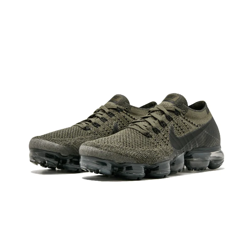 Оригинальные мужские кроссовки Nike Air VaporMax Flyknit противоударные прочные нескользящие кроссовки для бега легкие удобные 849558 для отдыха