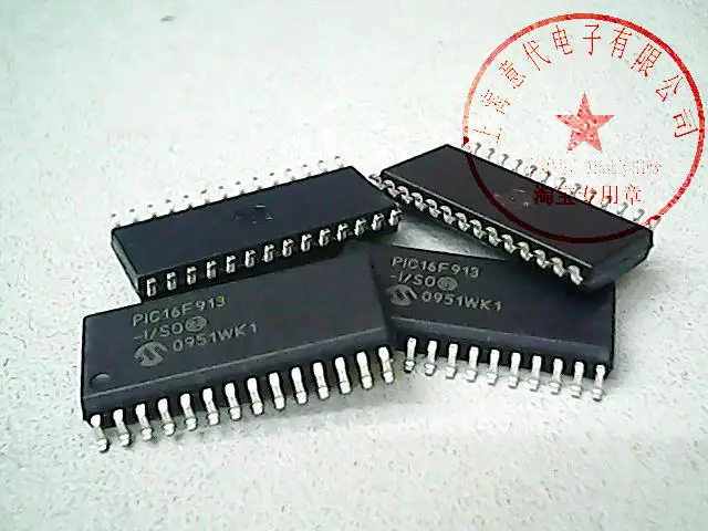 5 шт. PIC16F913-I/SO лапками углублением SOP-28