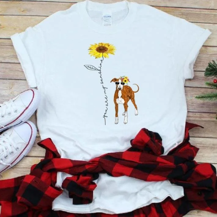 Awesome You Are My Sunshine итальянская футболка унисекс с рисунком собаки для влюбленных