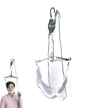 

1 Set Neck Back Stretcher Adjustment Chiropractic Back Head Massager relaxation Over Door Neck Massager Cervical Traction Device