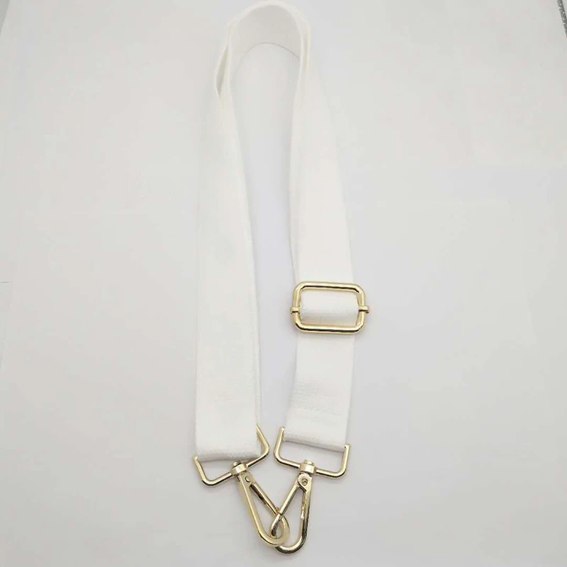 white color 3 шт. 140 см Однотонная одежда ручка с ремешком на плечо для сумка с узорами сумки аксессуары - Цвет: white color