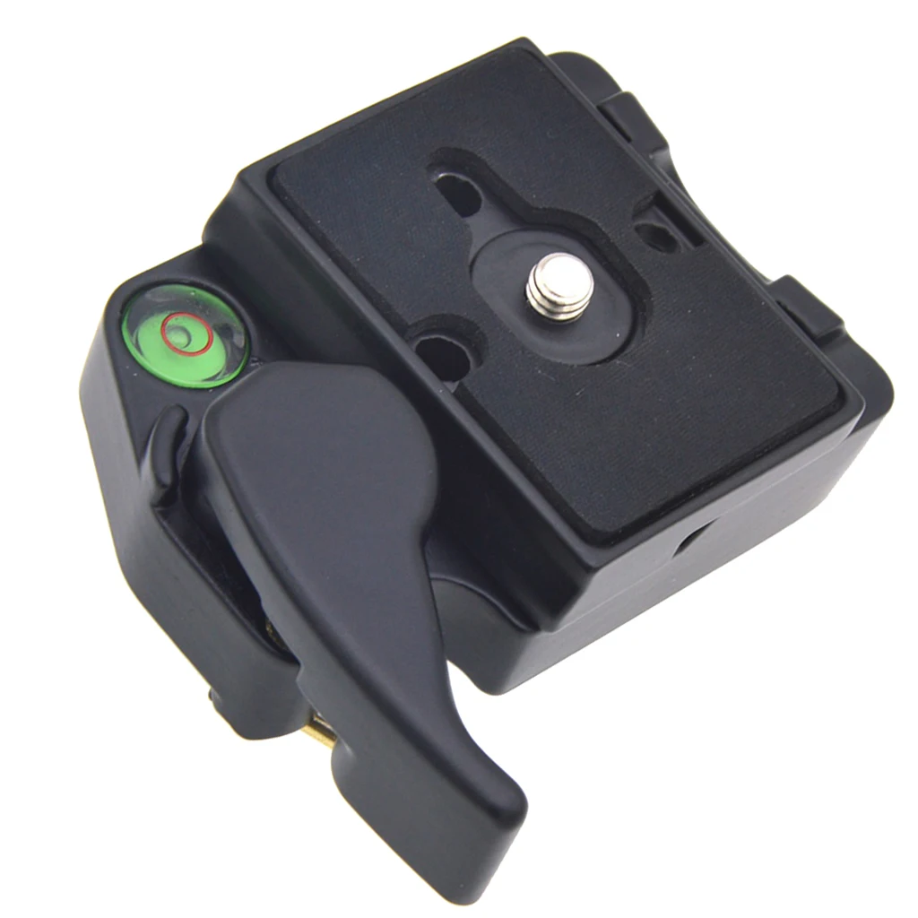 Black Camera 323 Quick Release Plate With Adapter (200PL-14) For 