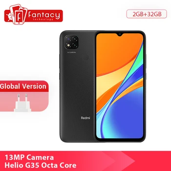 

New Global Version Xiaomi Redmi 9C 9 C Smartphone 2GB 32GB 6.53'' Screen 13MP Triple Rear Cameras Helio G25 Octa Core 5000mAh