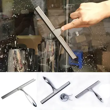 

New Arrival Professional 24cm Window Squeegee Glass Cleaner Rubber Wiper Blade Set Tool Household Cleaning Brush Window