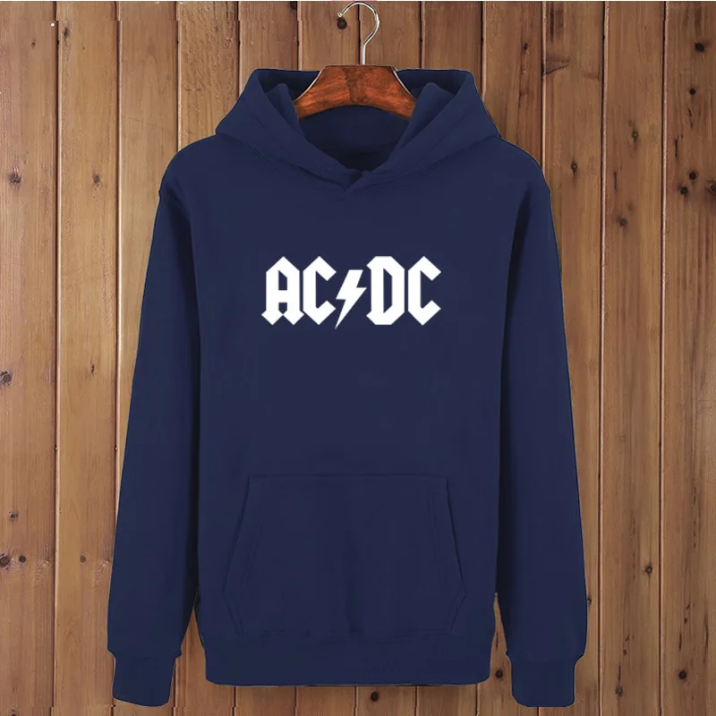AC/DC Группа рок Харадзюку толстовки женские/мужские ACDC с буквенным принтом графические толстовки хип-хоп рэп музыка Топ с длинным рукавом