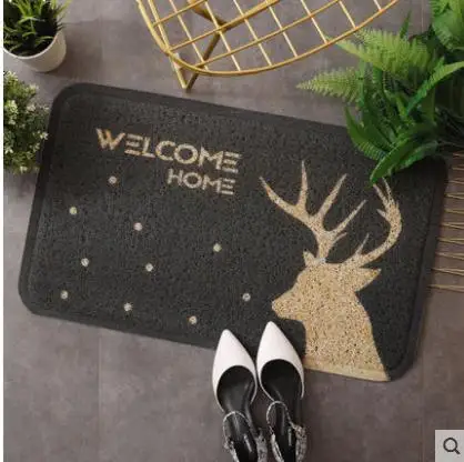 Hallway Door Mat Wardrobe / Balcony Area Rug Creative Rugs/modern Geometric Kitchen Mat Antiskid Bathroom Carpet CF - Цвет: Светло-желтый