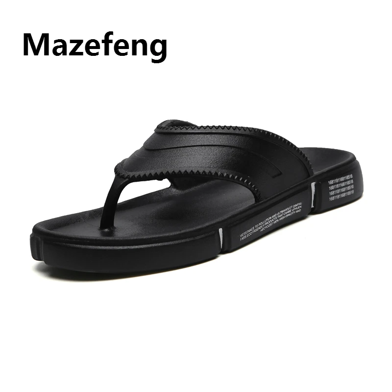 

Mazefeng 2019 Summer New Arrival Summer Men Flip Flops Men High Quality Beach Sandals Male Anti-slip Casual Shoes Wholesale