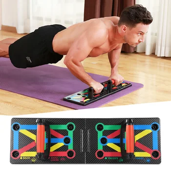 

9 in 1 Push Up Board ABS abdominal Muscle Trainer mens womens Push-up Stands Sports Home body Building Workout Fitness Equipment