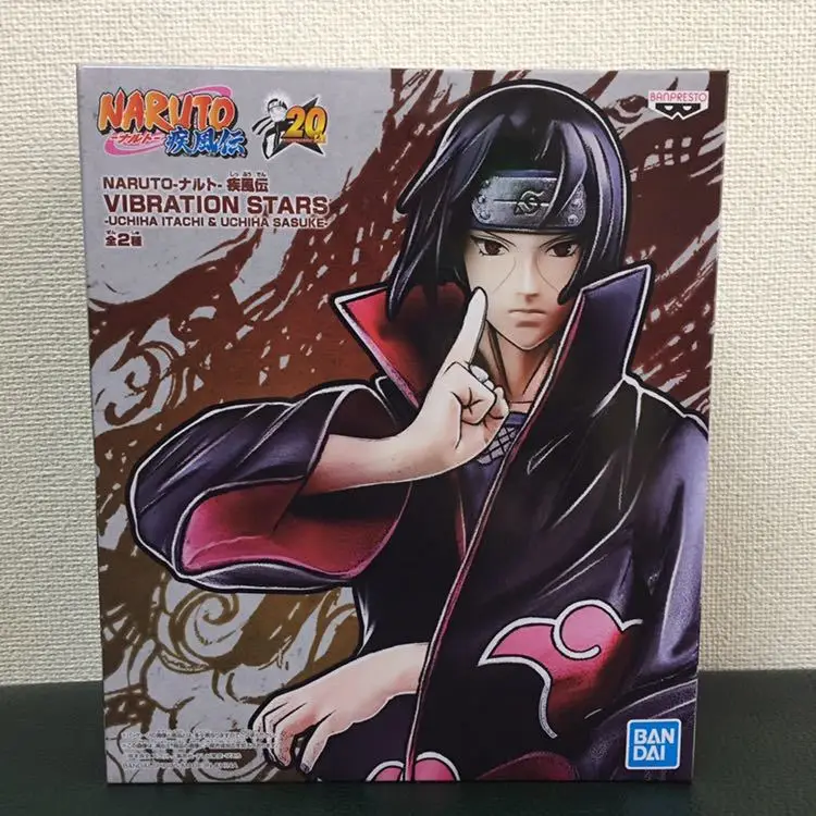 В наличии Оригинальные игрушки Banpresto Naruto Vibration Stars Uchiha Itachi Figurals Brinquedos|Игровые