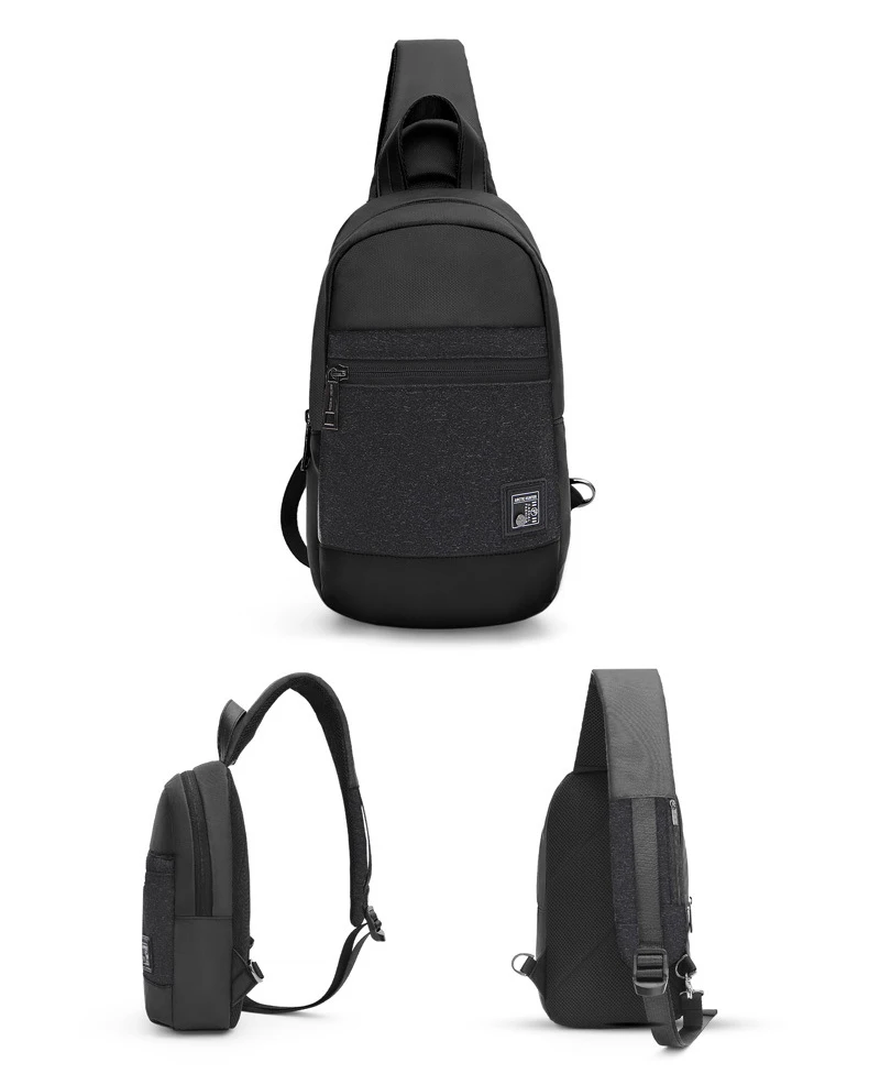 Новая Водонепроницаемая Мужская нагрудная сумка ARCTIC HUNTER, мужская сумка-мессенджер для отдыха, сумка на плечо для подростков, дорожная Повседневная сумка через плечо