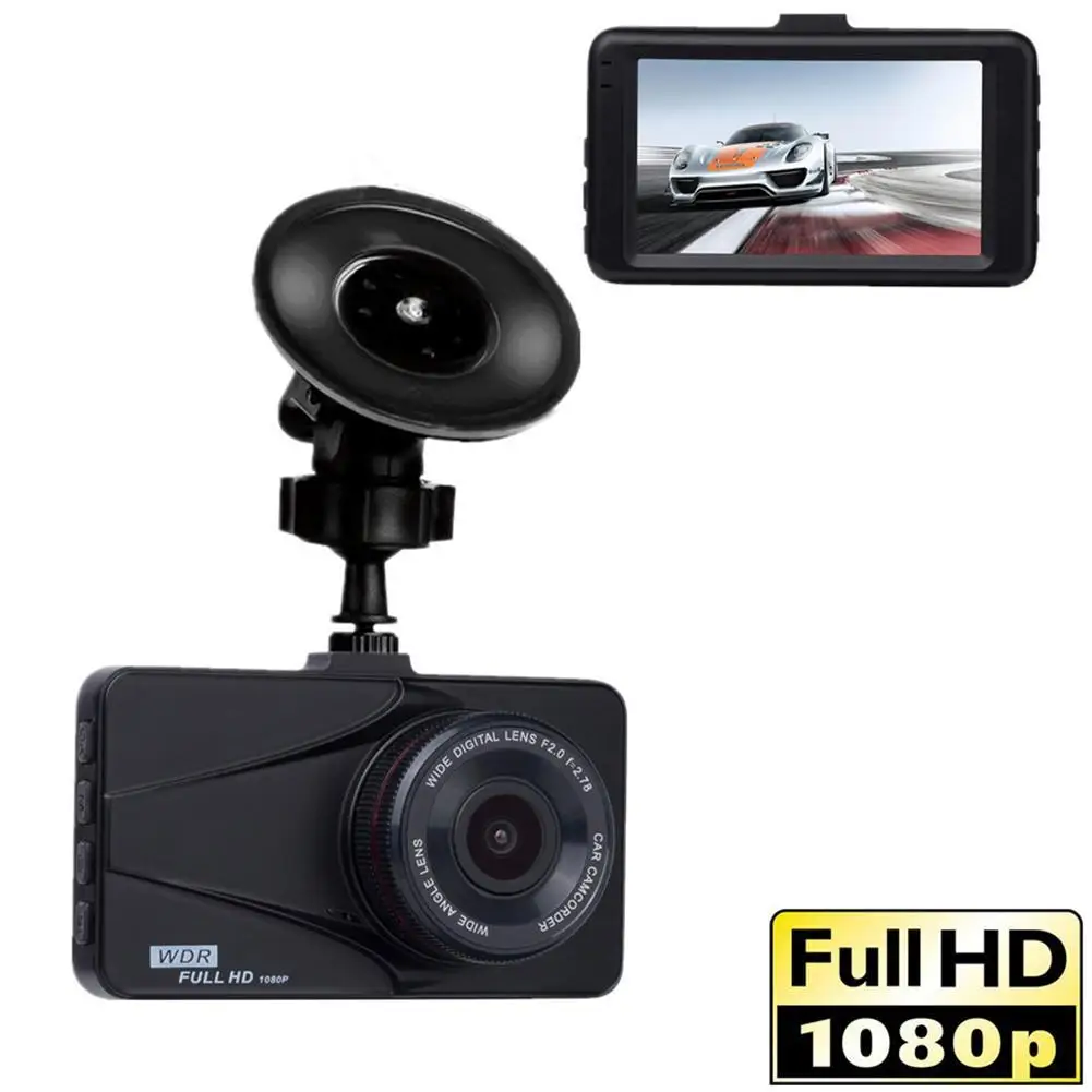 4K HD 3,0 дюймов ips HDMI, два ядра, Запись вождения Регистраторы 170 градусов Широкий формат печатная плата 6 слоев с Стекло объектив