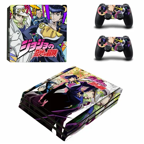 YSP4P-3677 JoJo невероятное приключение PS4 Pro кожи Стикеры для sony Игровые приставки 4 консоль и контроллеры PS4 Pro кожи Стикеры s Наклейка - Цвет: YSP4P-3677