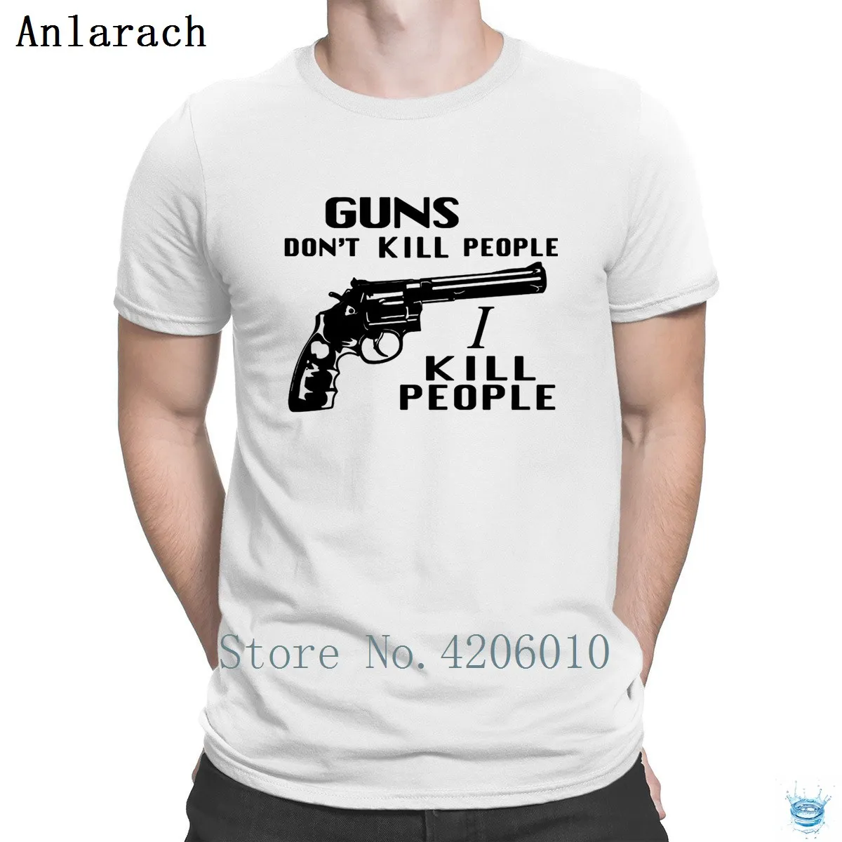 Guns Don't Kill But I Kill футболки для людей трикотажные последние Большие размеры Мужская футболка весна осень фитнес одежда милый тренд