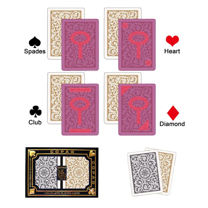 

Copag cheat poker game playing card infrared Contact lens for perspective poker anti casino cheat Magic Trick Decks