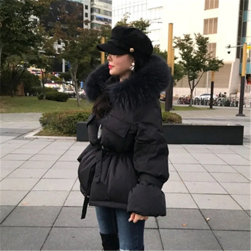 nueva moda tendencia Повседневная Chaqueta de algodón ropa de invierno suelta pan ropa mujer grueso abajo abrigo mujer corto