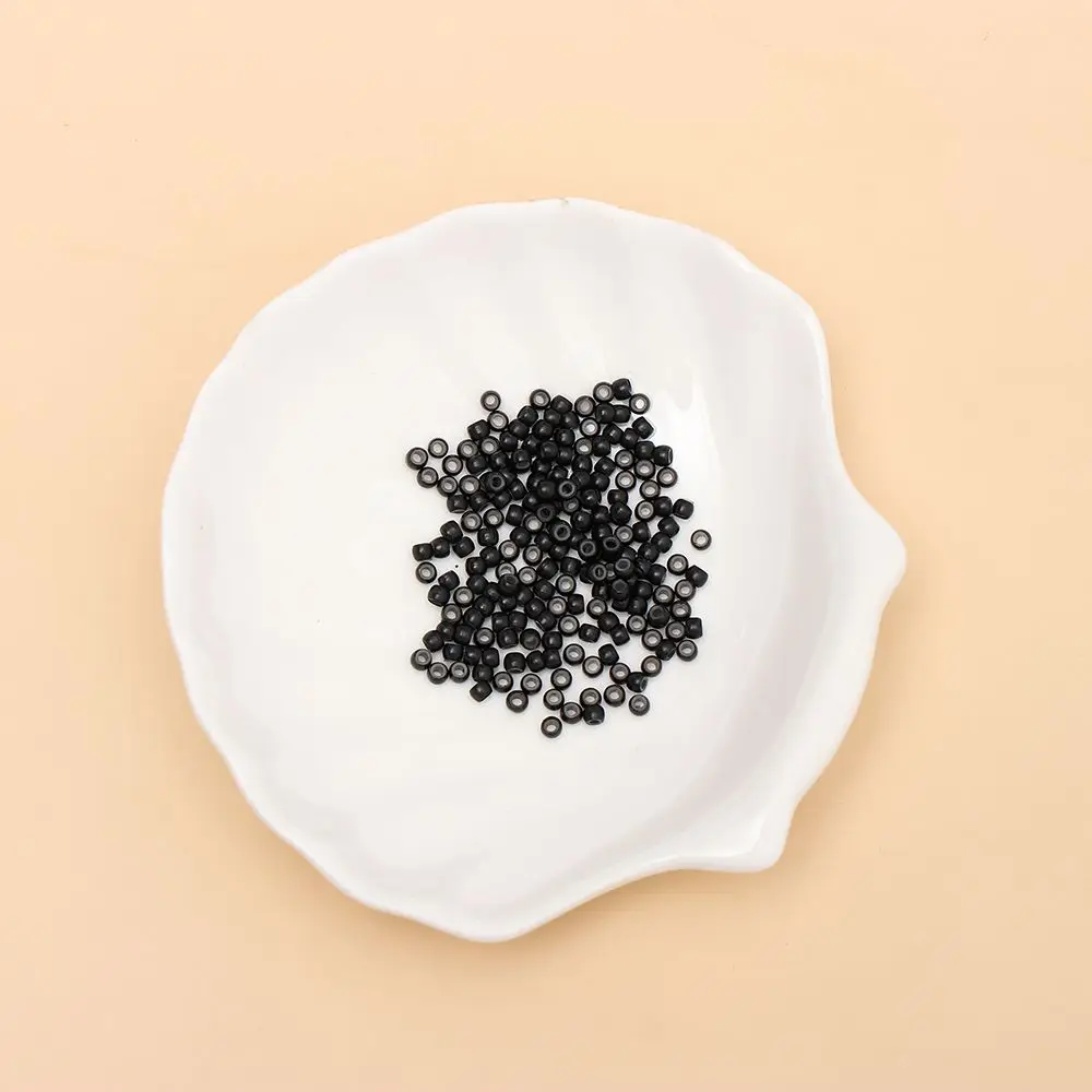 New 3mm Hair Extension Ring Silicone Lined Bead Nano Tip Ring Braider Hair Care Styling Tool 4