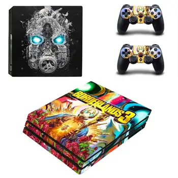 

Game Borderlands 3 PS4 Pro Skin Sticker Decal Vinyl for Sony Playstation 4 Console and 2 Controllers PS4 Pro Skin Stickers