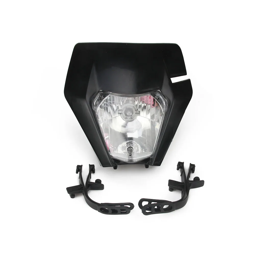 Мотоцикл Универсальный фары Ligth Street для KTM EXC EXCF SX XC XCW MX SMR SXS 125 250 350 450 500 505 520 530 - Цвет: Black B