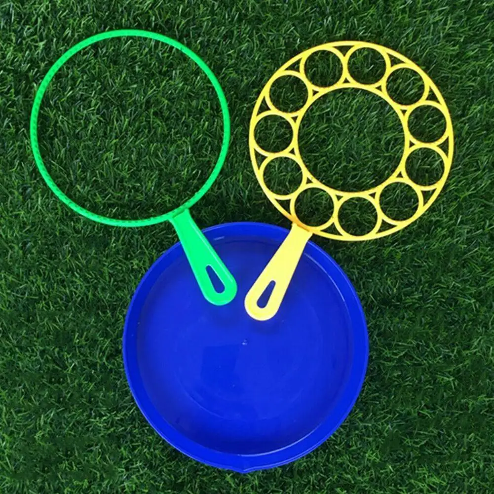 A Set Bubble Machine Blowing Bubble Plate Navy Blue Soap For Children Funny Gift Big Dish Bubble Set Blower Maker Bubble Outdoor