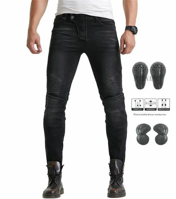 Green Motorcycle Pants Men Motocross Racing Trousers Cargo Jeans Touring Riding Pantalon Moto Pants Motorcycle Equipment Pants JES-17 Gray Blue