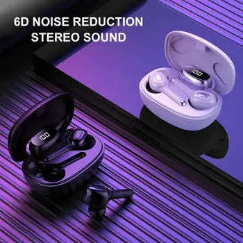 

T9 TWS Mini Bluetooth Headset Blutooth V5.0+EDR Wireless Earphone With LED Digital Display Waterproof Stereo Sports Headphone