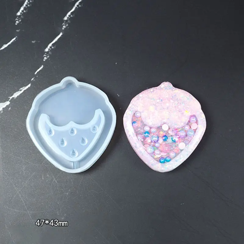 Huwaioury Molde de silicona modelo molde para manualidades hecho a mano con cristal epoxi UV para joyería colgante de resina arenas movedizas gato luna 