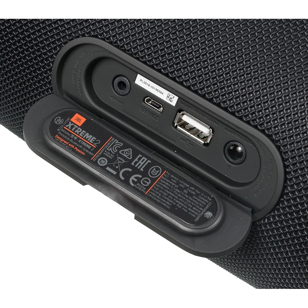 Колонка порт. JBL Xtreme 2 черный 40W 1.0 BT/USB 10000mAh(JBLXTREME2BLKEU