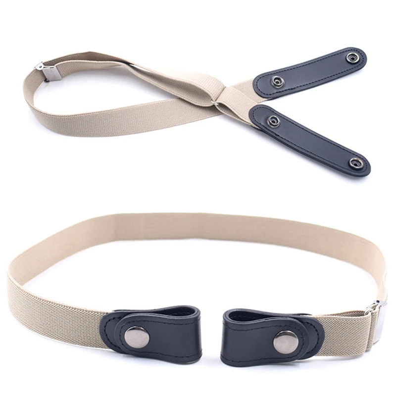 

7 Colors Buckle-Free Waist Belt For Jeans Pants,No Buckle Stretch Elastic Waist Belt For Women/Men