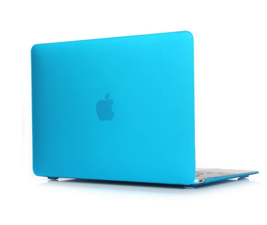Матовая твердая прорезиненная чехол в виде ракушки+ крышка клавиатуры только для Apple MacBook Pro 1" Модель: A1286 с dvd-приводом выпуск 2012 2011 2010 - Цвет: SkyBlue