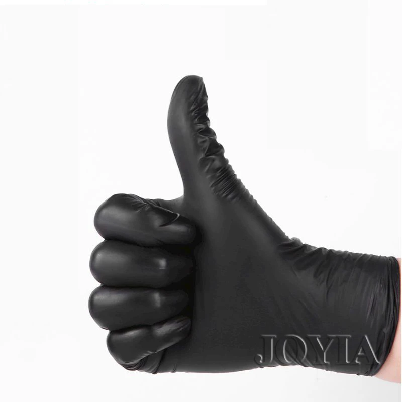 Disposable Gloves Black 100 50 20 pcs Latex Without Powder Nitrile Glove Small Large XS S M L Vinyl Food Handling No Box 2