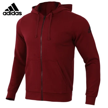 

Original New Arrival Adidas Mens ESS BASE FZ SLB Crimson Jacket Hooded Sportswear CZ5980