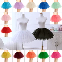 Hot Sale Tutu Petticoats Wedding Bridal Crinoline Short  Lady Girls Underskirt for Party  Ballet Dance Skirt