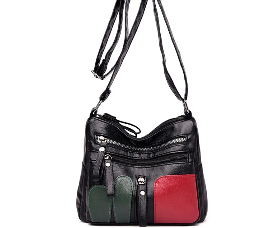  2019 Women Soft Leather Shoulder Bags For Ladies Crossbody Bags Simple Fashion Female Small Handbag - 4000174356176