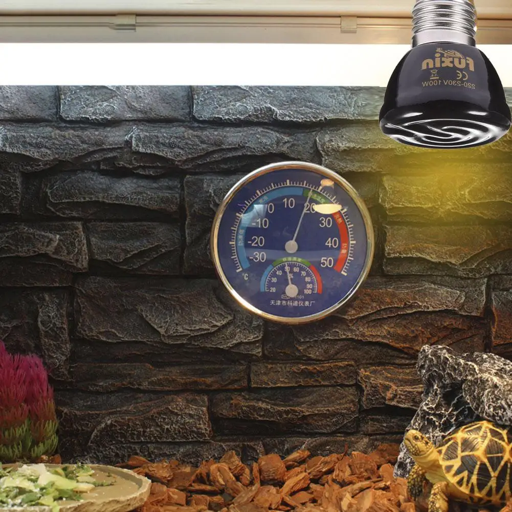 E27 Pet Heating Lamp Infrare Tortoise Spider Reptiles Box Heater Warmer Heat Bulb Brooder 25W 50W 75W 100W 220V reptile heating lamp reptile light bulb reptile lamp bulb