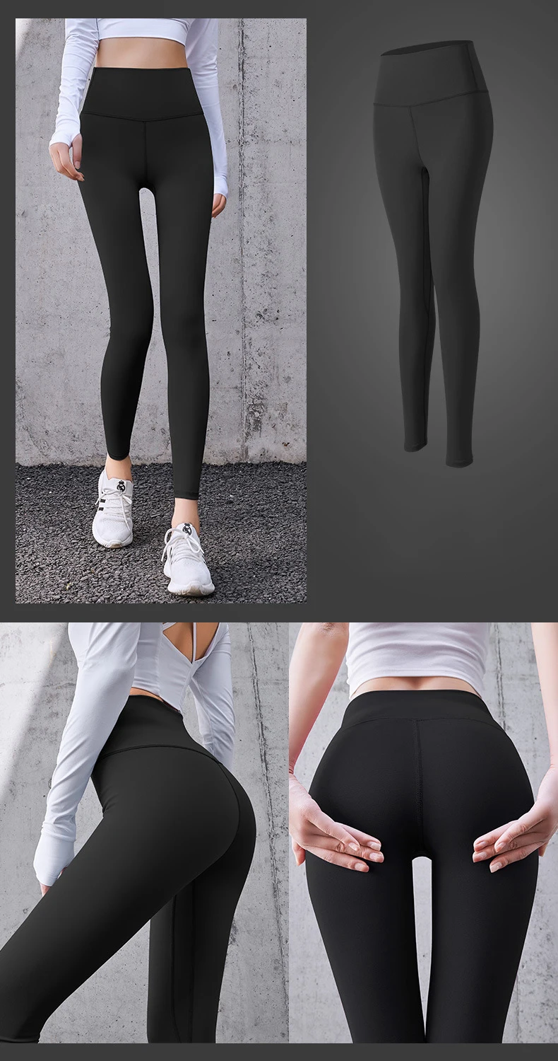 UMIPUBO Pantal/ón Deportivo de Mujer Cintura Alta Yoga Leggings de Punto Sin Costuras Mallas Leggings para Running Training Fitness
