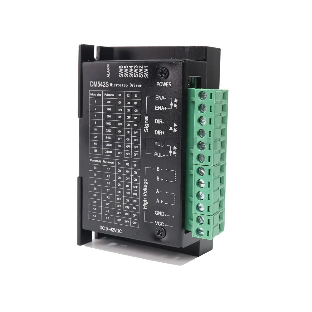 Драйвер шагового двигателя 260N. См 23HS10028S-DM542S Nema23 4-свинец 3D Электрический мотор двери