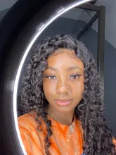 Miss-pelucas de cabello humano brasileño para mujeres negras, sin pegamento, ondas profundas rizadas, 13x4, con encaje Frontal, Frontal suizo, mojado y ondulado