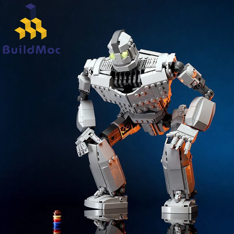 Новый робот MOC подходит для железного робота фигурки города гигантская модель